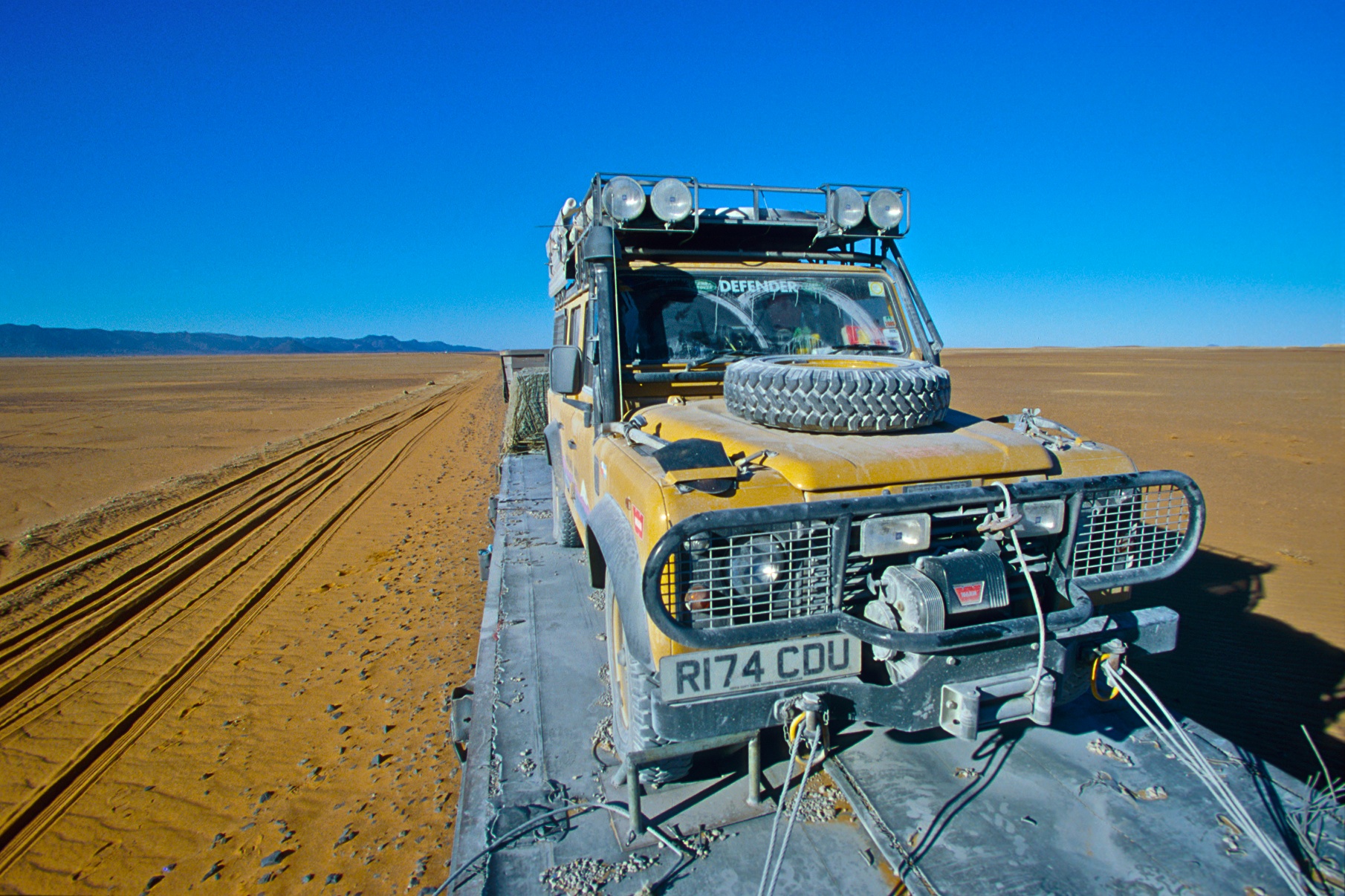 110 on Train in Mauritania